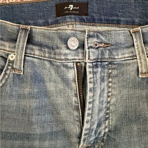 7 For All Mankind Men's 32x32 Blue Straight Fit Jeans